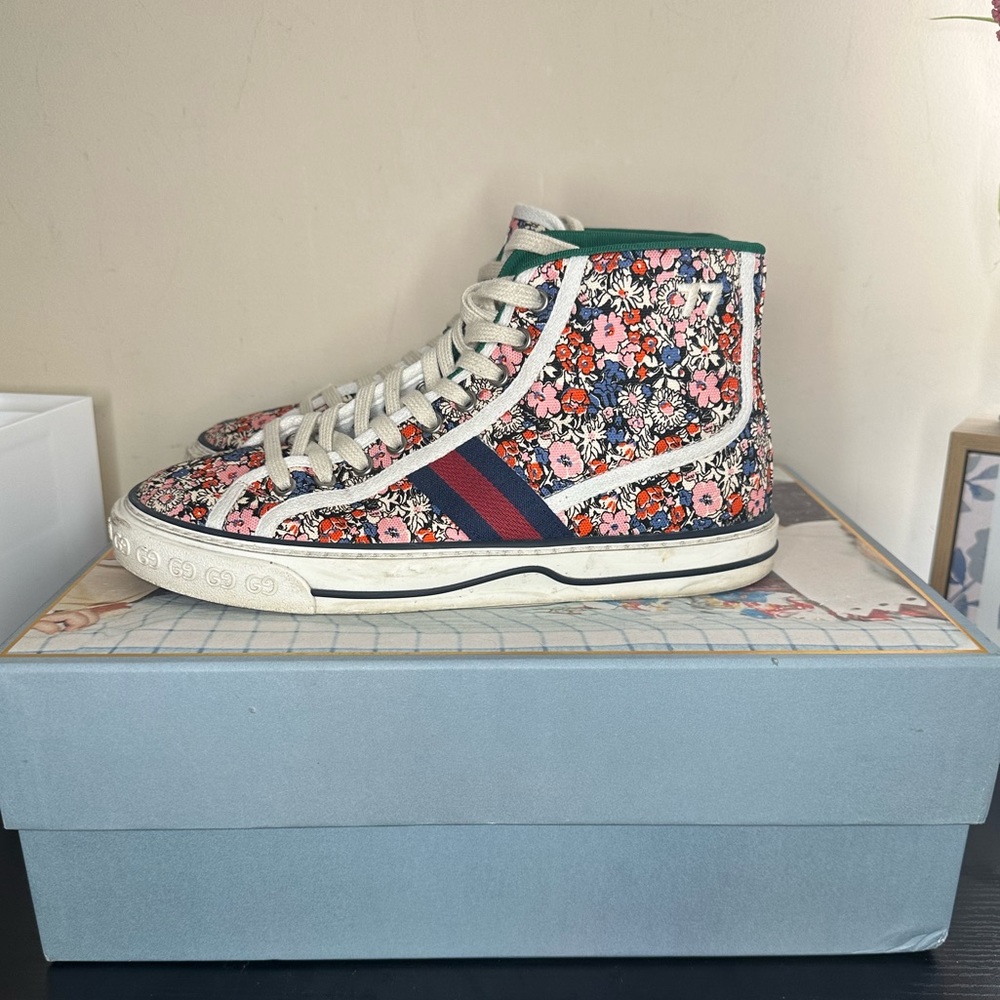 COPY - Gucci Floral Tennis Sneakers